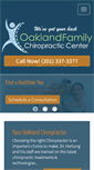 Mobile Screenshot of oaklandfamilychiro.com